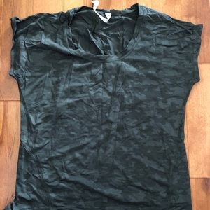 Green Camo Lululemon T-shirt